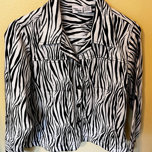 Indian Tropical Fashion | Jackets & Coats | Zebra Print Stretchy Jean ...